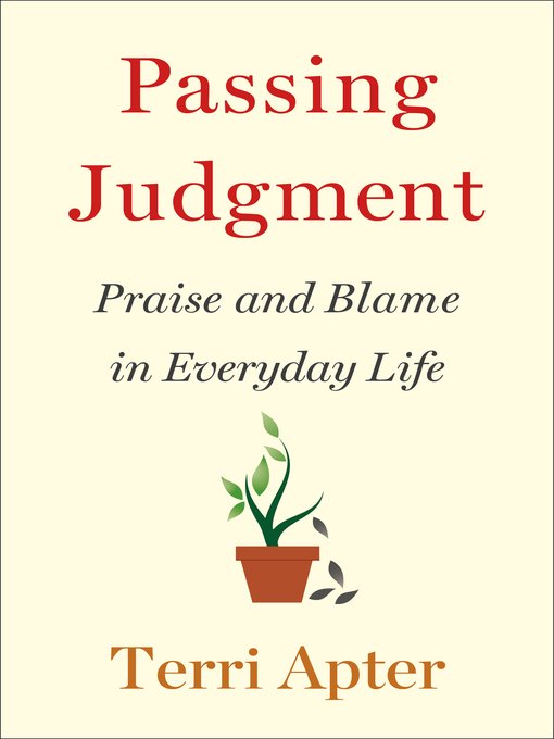 Title details for Passing Judgment by Terri Apter - Available